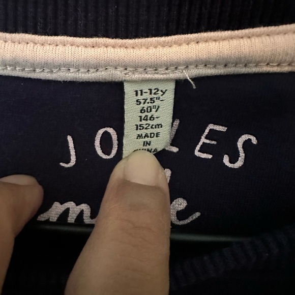 Girls Joules Sequin Unicorn Sweatshirt - Picture 5 of 8